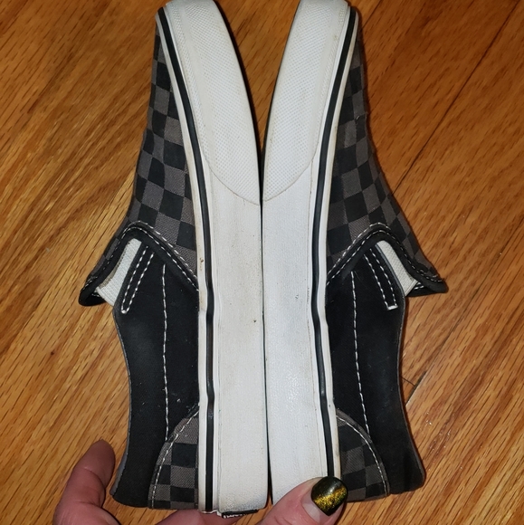 SOLD // Vans Slip on Checkerboard Sneakers - Picture 6 of 8